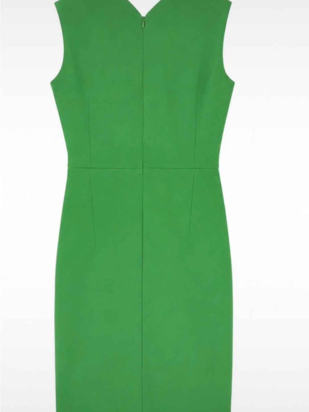 Kasper Vibrant Green Sleeveless Midi Sheath Dress - Picture 2 of 2